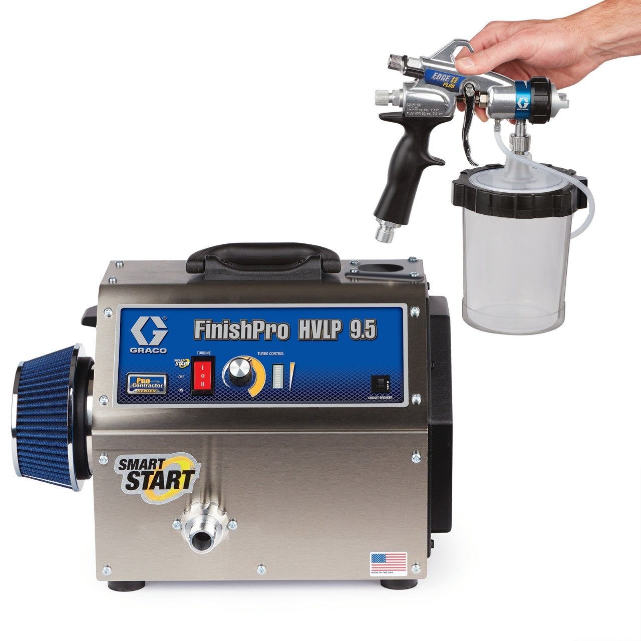 Graco FinishPro HVLP 9.5 ProContractor Series Sprayer – Resurface