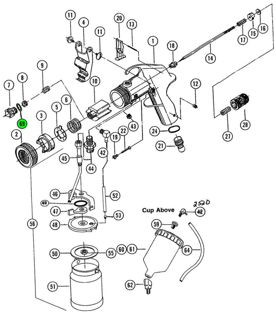 Lex-Aire Fluid Nozzle Gasket 4069a