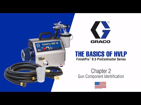 Graco Edge II HVLP-Sprühpistole – Inkl. 907 Ml FlexLiner Becher & #3 Quick Release Fluid Set