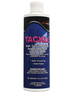 Tackle Rust, Calcium and Lime Deposit Remover; Grout Cleaner 16oz