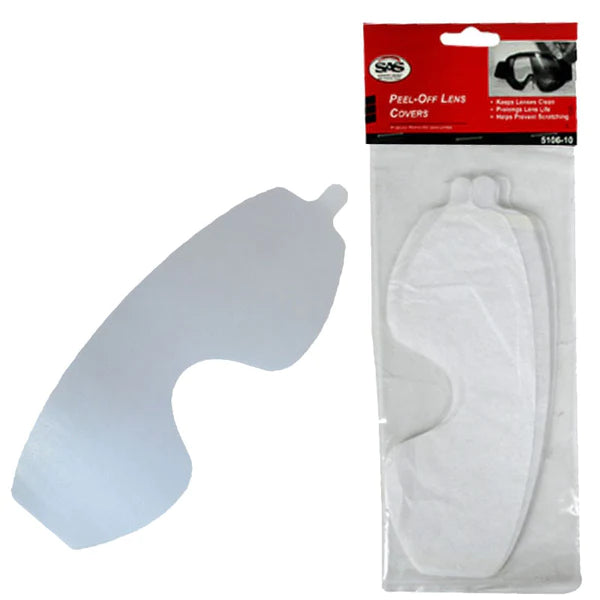 SAS Goggle Peel Off Covers Resurface Solutions